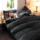 Jogo Completo de Roupas de Cama em Veludo Home™